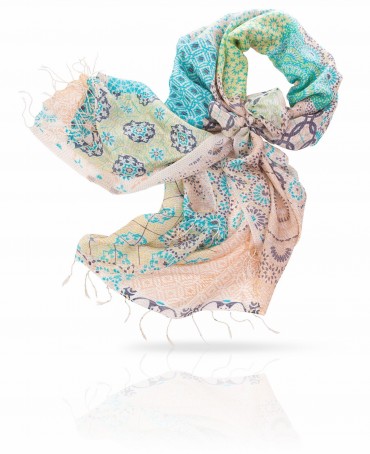 Палантин Женский S30-EURO.TILE/WHITE